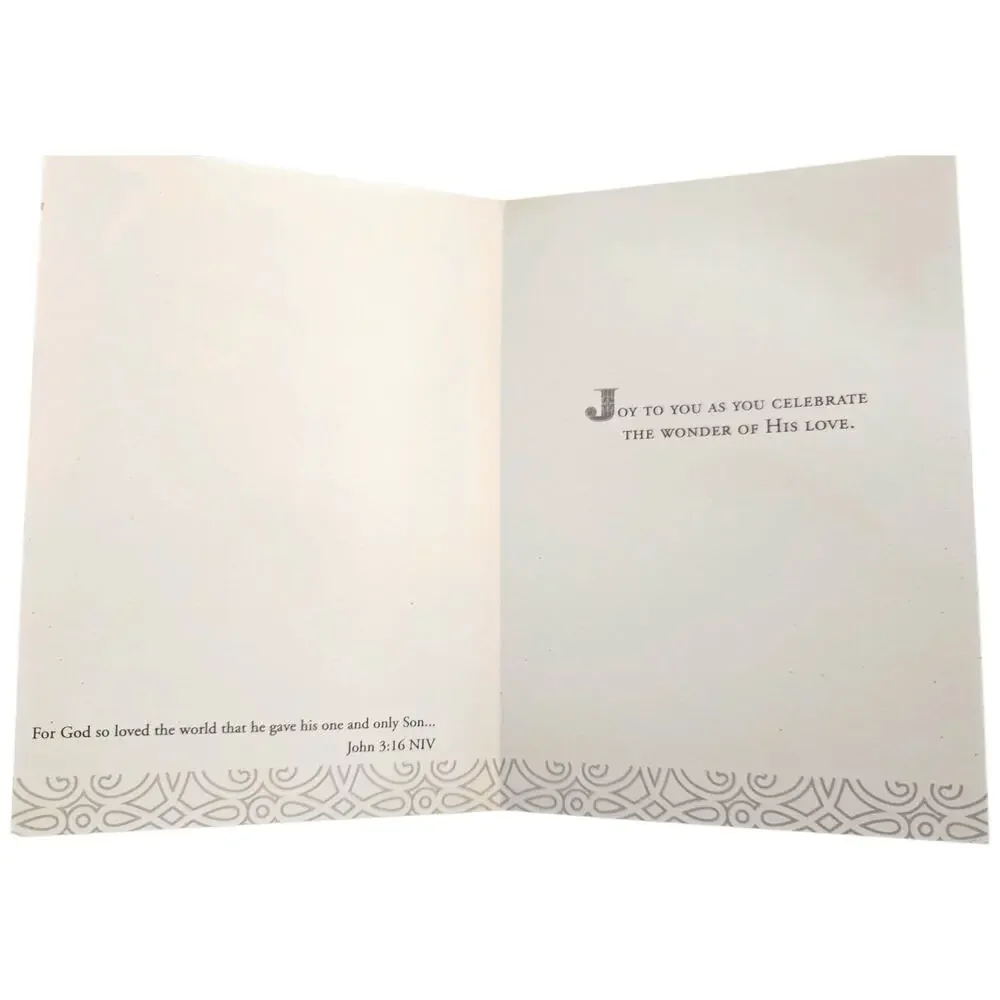 Hallmark Christmas Holiday Cards For God So Loved The World 12 Count